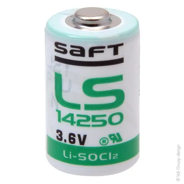SAFT Pile LS14250 3.6V - 1.2Ah Lithium