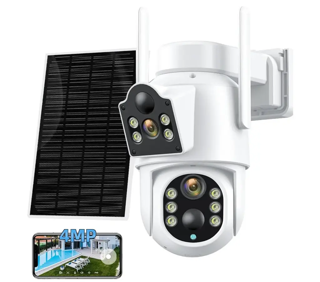 CAMERA 360° DOUBLE OBJECTIF WIFI SOLAIRE