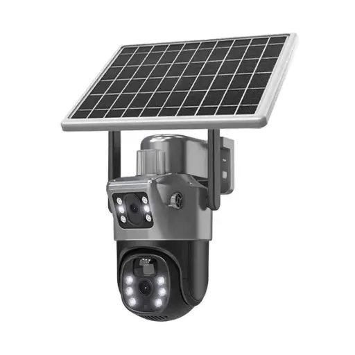 [CAM-4G/D03] CAMERA SOLAIRE 4G DOUBLE OBJECTIF 360°
