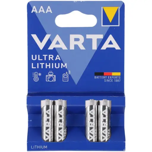 [LR03 LITHIUM] VARTA LR03 LITHIUM AAA *4