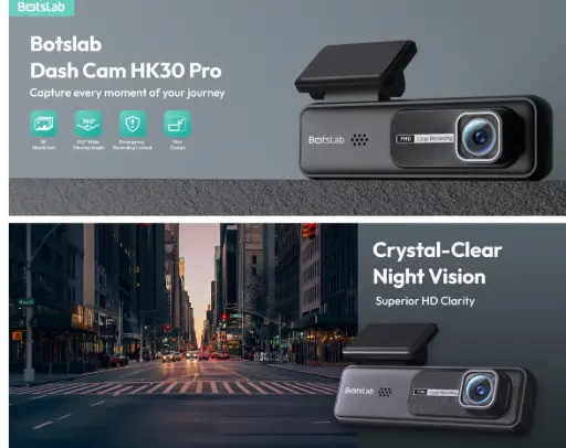 [HK30 PRO] BOTSLAB Dash Cam Hk30 PRO